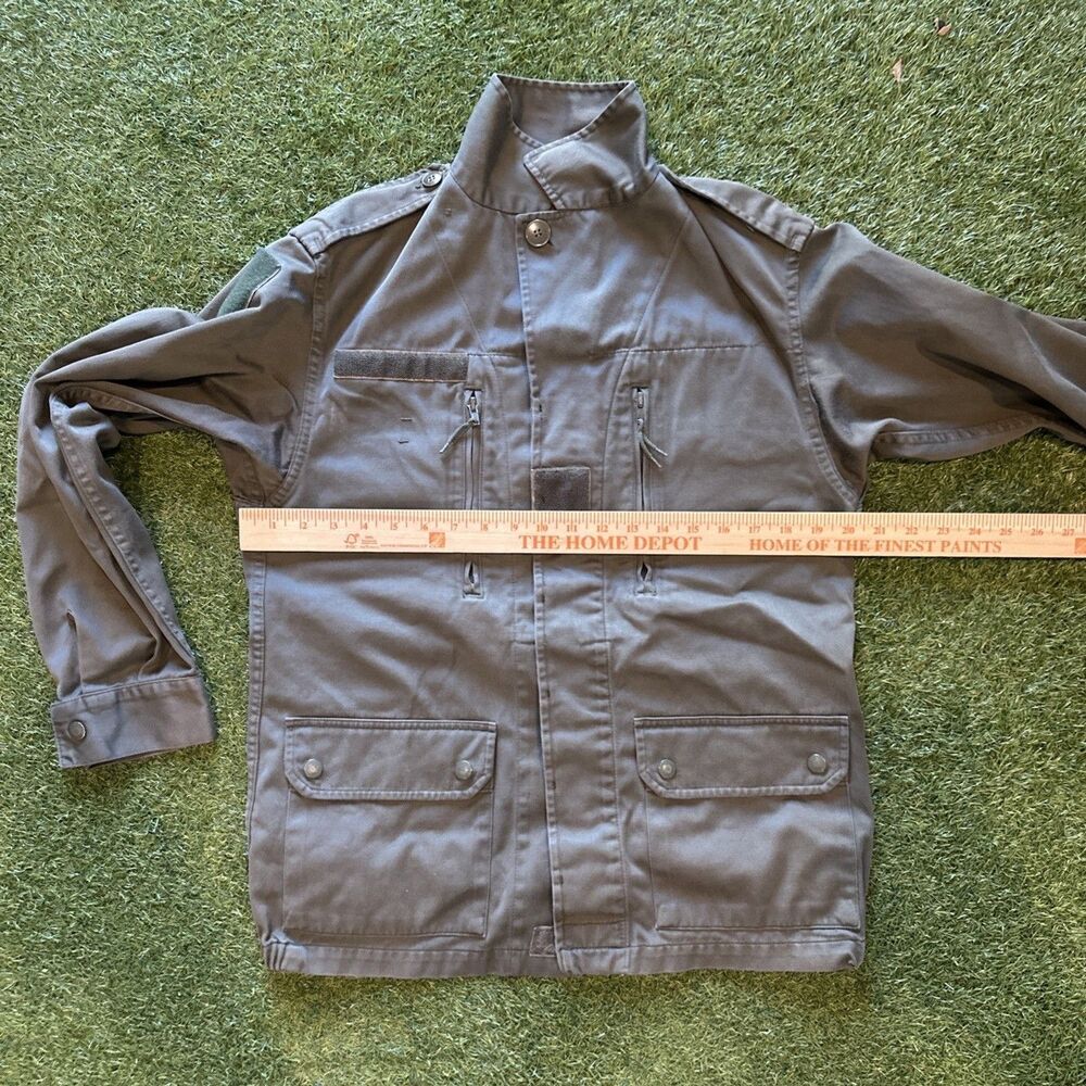 VINTAGE ARMY MILITARY Green COAT JACKET MENS 96 M 7080/9000 WAREIN LILLE 1988 - Picture 4 of 16